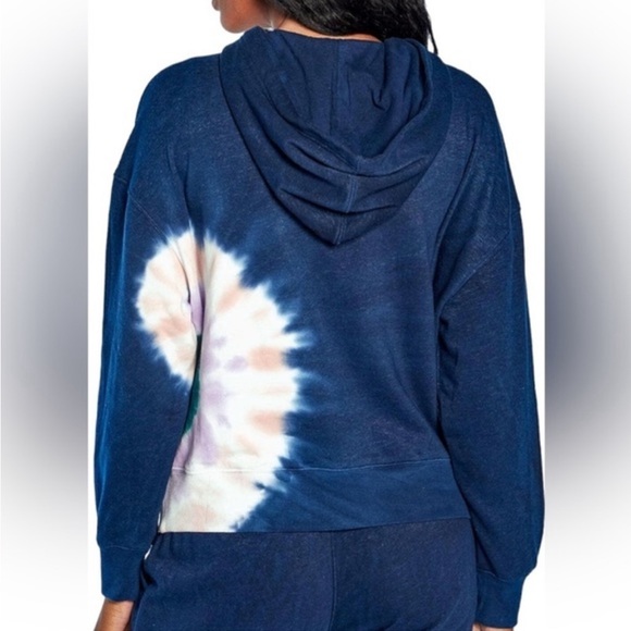 ❌SOLD❌NWT WILDFOX Hadley Blue Tie-Dye Pullover Hoodie - Picture 4 of 12